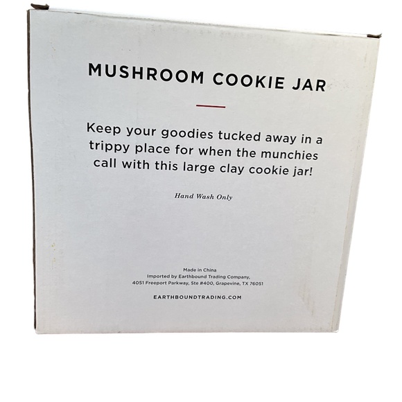 Ceramic Mushroom Cookie Jar, Brand Earthbound Trading Company - Picture 7 of 7